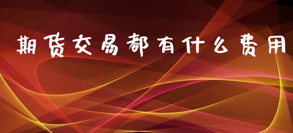 期货交易都有什么费用_https://wap.sdxiaoxijinshu.com_期货_第1张