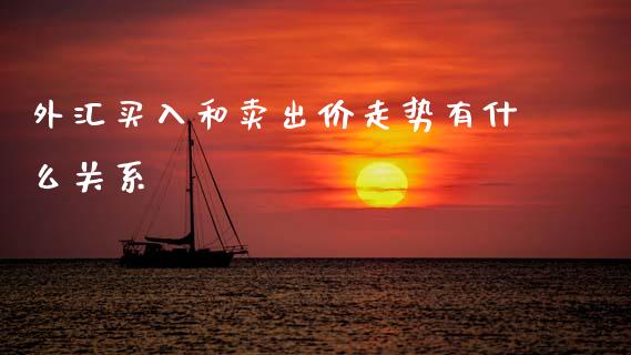 外汇买入和卖出价走势有什么关系_https://wap.sdxiaoxijinshu.com_财经_第1张