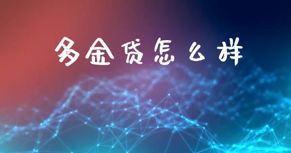 多金贷怎么样_https://wap.sdxiaoxijinshu.com_理财_第1张