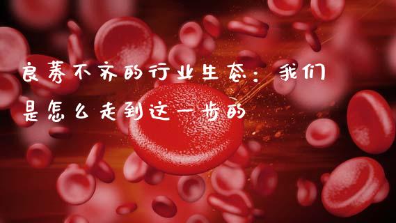 良莠不齐的行业生态：我们是怎么走到这一步的_https://wap.sdxiaoxijinshu.com_金融_第1张