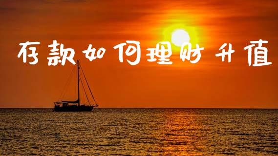 存款如何理财升值_https://wap.sdxiaoxijinshu.com_理财_第1张