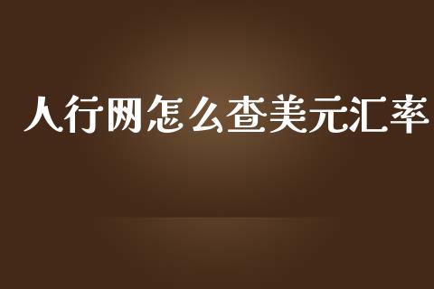 人行网怎么查美元汇率_https://wap.sdxiaoxijinshu.com_财经_第1张