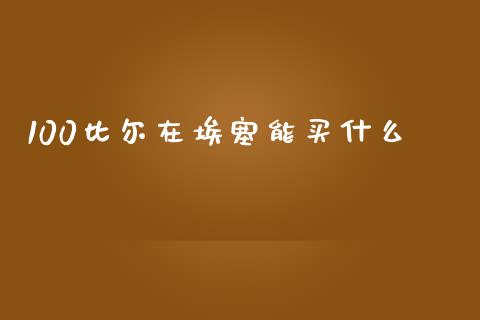 100比尔在埃塞能买什么_https://wap.sdxiaoxijinshu.com_财经_第1张