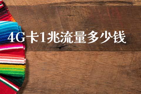 4G卡1兆流量多少钱_https://wap.sdxiaoxijinshu.com_理财_第1张