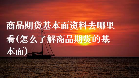 商品期货基本面资料去哪里看(怎么了解商品期货的基本面)_https://wap.sdxiaoxijinshu.com_财经_第1张