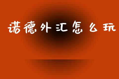 诺德外汇怎么玩_https://wap.sdxiaoxijinshu.com_财经_第1张