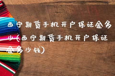 西宁期货手机开户保证金多少(西宁期货手机开户保证金多少钱)_https://wap.sdxiaoxijinshu.com_财经_第1张